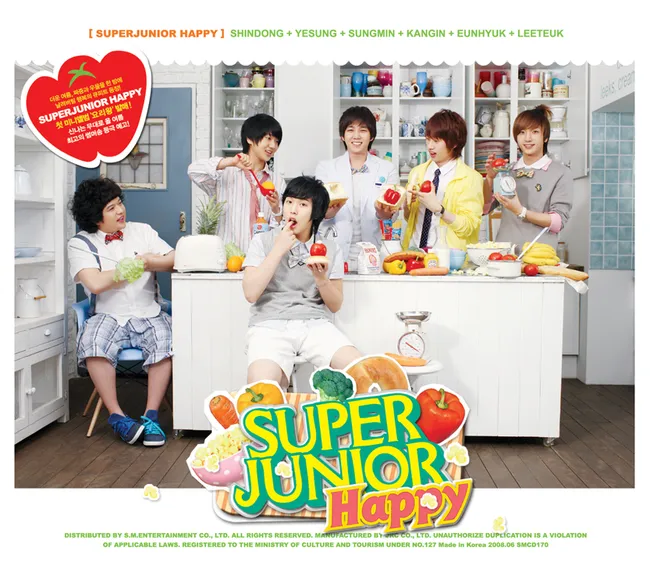 SUPER JUNIOR-Happy – Cooking? Cooking! – The First Mini Album SUPER JUNIOR-Happy – Cooking? Cooking! – The First Mini Album