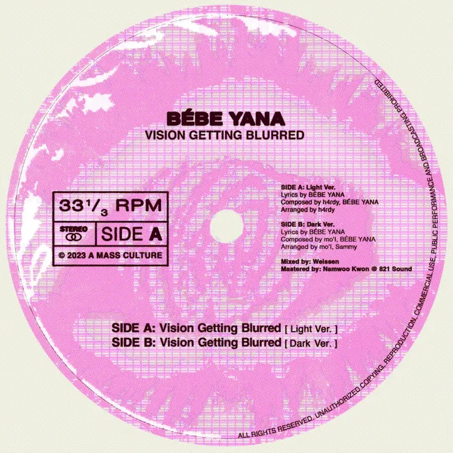 BÉBE YANA – Vision Getting Blurred BÉBE YANA – Vision Getting Blurred